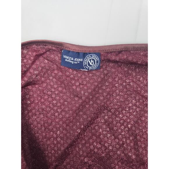 VINTAGE Y2K VENEZIA  SPAGHETTI STRAP TANK TOP SEQUINS CLUB Med.-Large See Photos - Picture 7 of 9